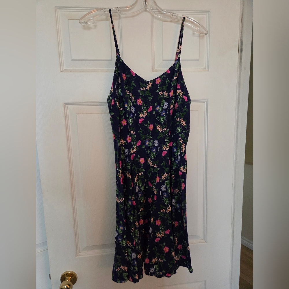 GAP Floral Spaghetti Strap Dress